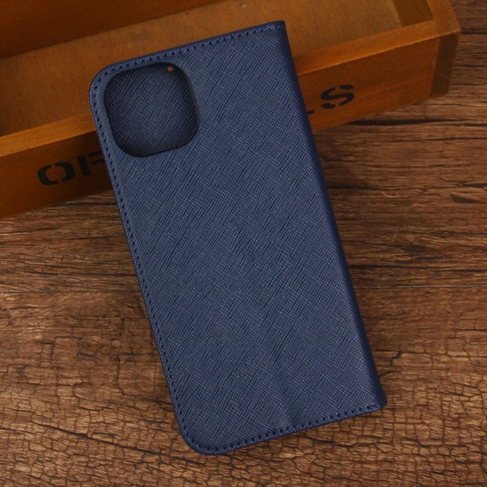 Schutzhülle Für iPhone 14 Flip Case Strukturiert