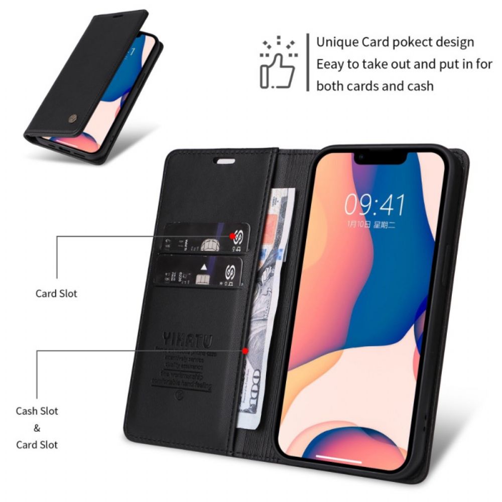 Schutzhülle Für iPhone 14 Flip Case Zierniete