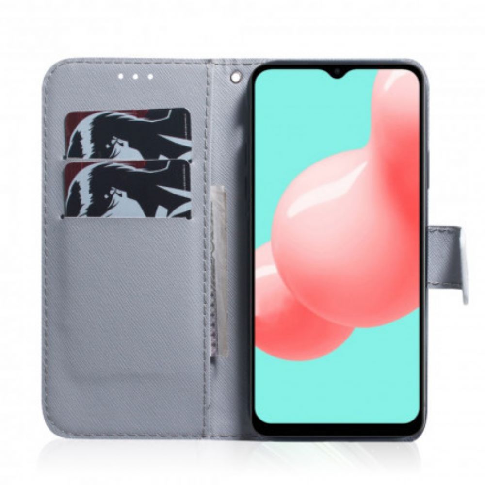 Flip Case Für Samsung Galaxy A32 5G Blühender Ast