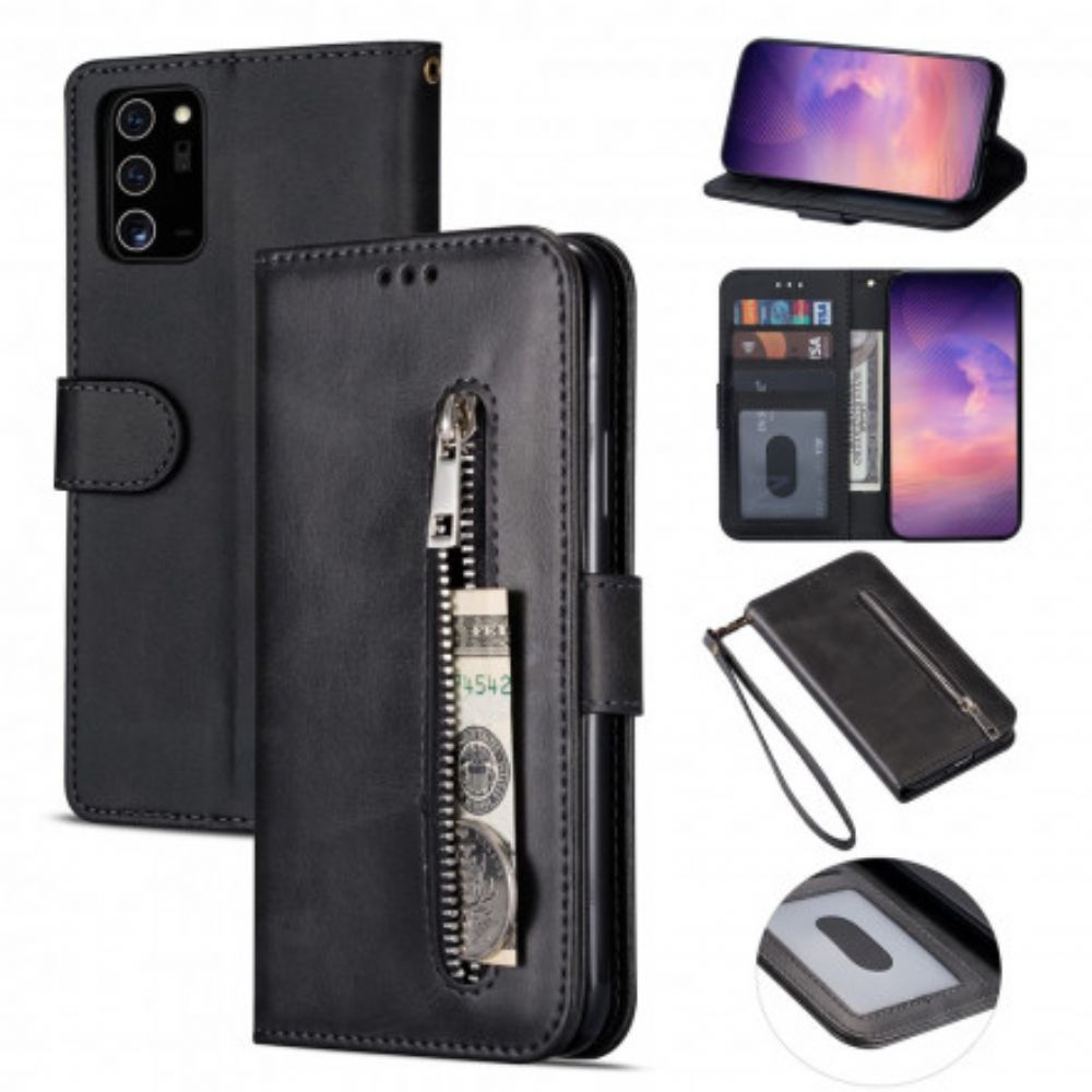 Flip Case Für Samsung Galaxy A32 5G Brieftasche Mit Lanyard