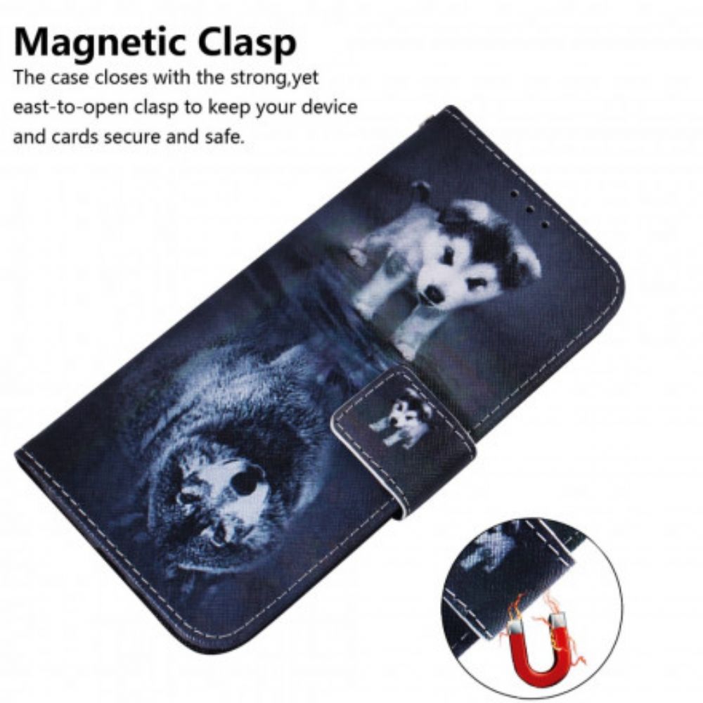 Flip Case Für Samsung Galaxy A32 5G Ernesto Der Wolf