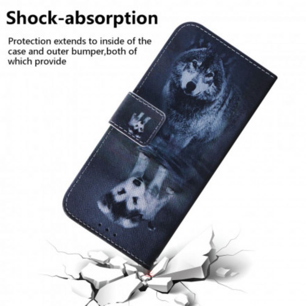 Flip Case Für Samsung Galaxy A32 5G Ernesto Der Wolf