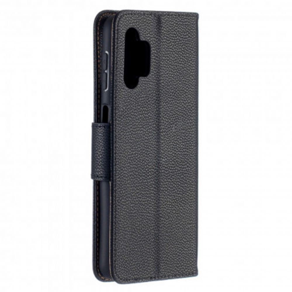 Flip Case Für Samsung Galaxy A32 5G Flip Case Litschi-klappe Schräg