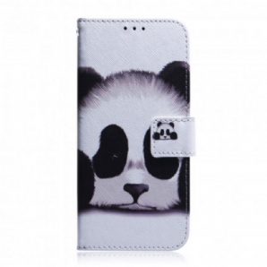 Flip Case Für Samsung Galaxy A32 5G Panda-gesicht