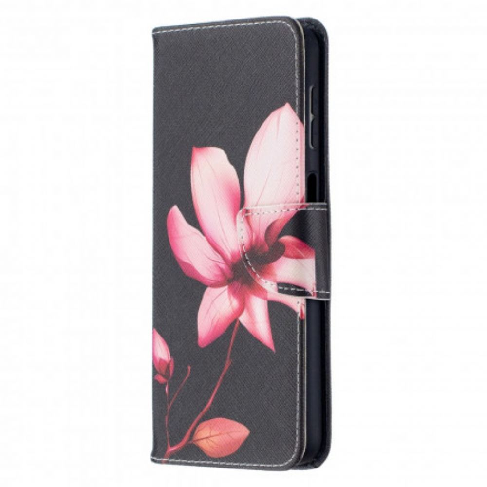 Flip Case Für Samsung Galaxy A32 5G Rosa Blume