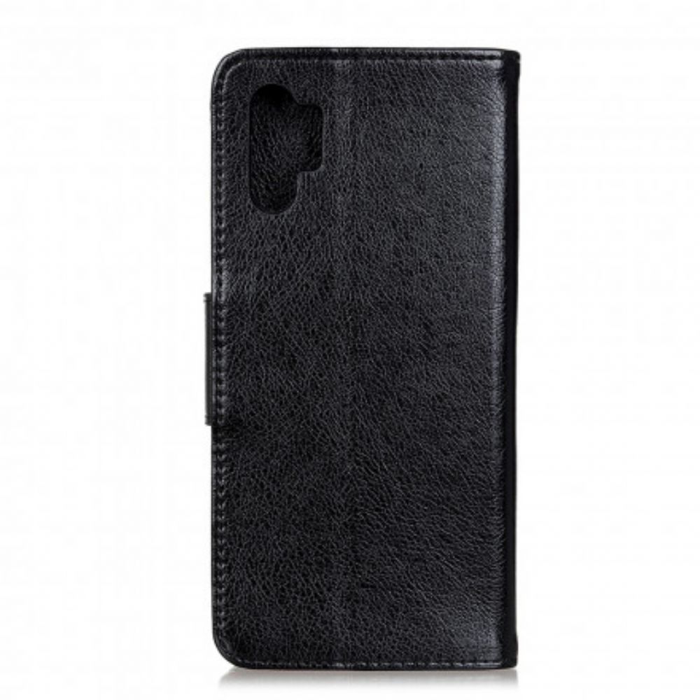 Flip Case Für Samsung Galaxy A32 5G Spaltnappaleder