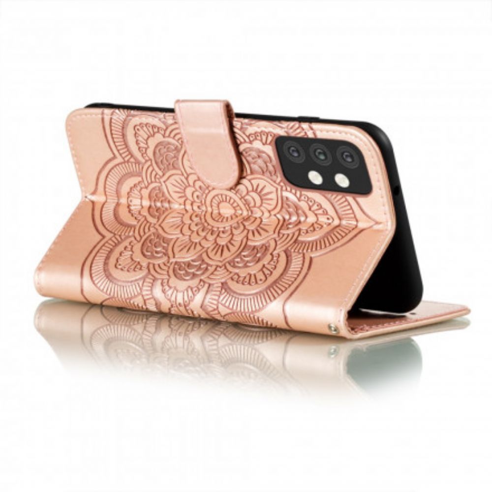 Flip Case Für Samsung Galaxy A32 5G Volles Mandala