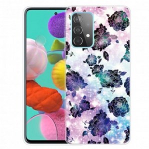 Hülle Für Samsung Galaxy A32 5G Bunte Alte Blumen