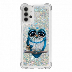 Hülle Für Samsung Galaxy A32 5G Fräulein Glitter Eule