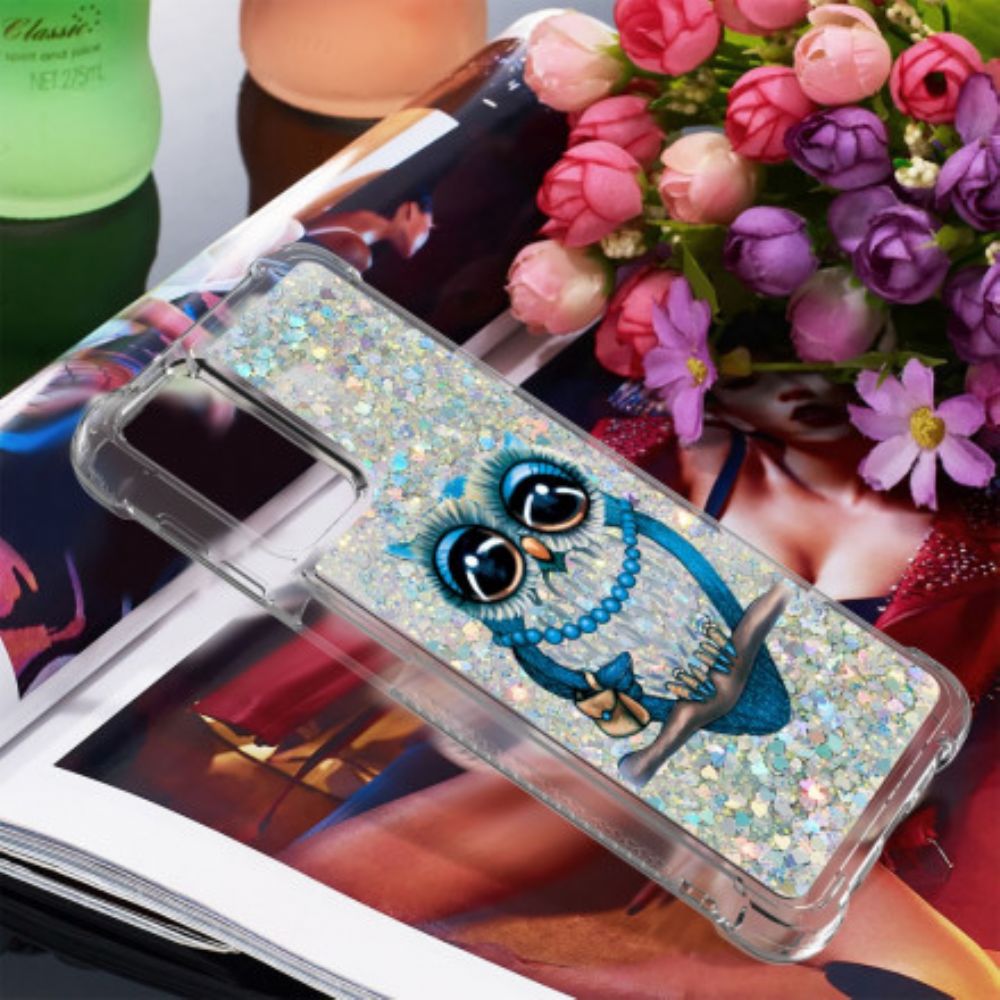 Hülle Für Samsung Galaxy A32 5G Fräulein Glitter Eule