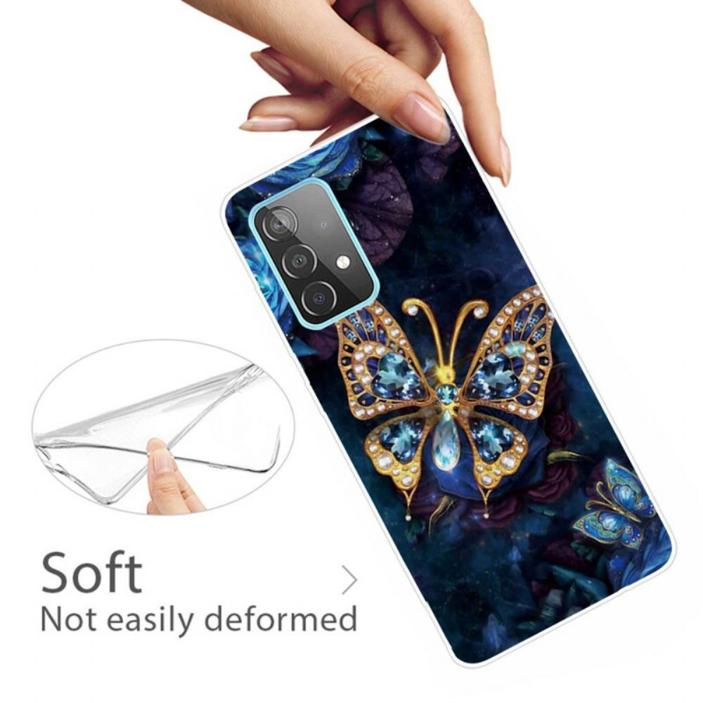 Hülle Für Samsung Galaxy A32 5G Luxus-schmetterling