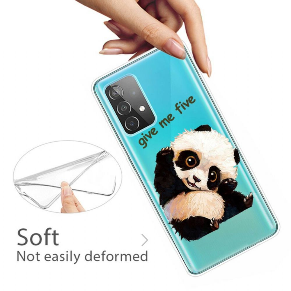 Hülle Für Samsung Galaxy A32 5G Panda Gib Mir Fünf