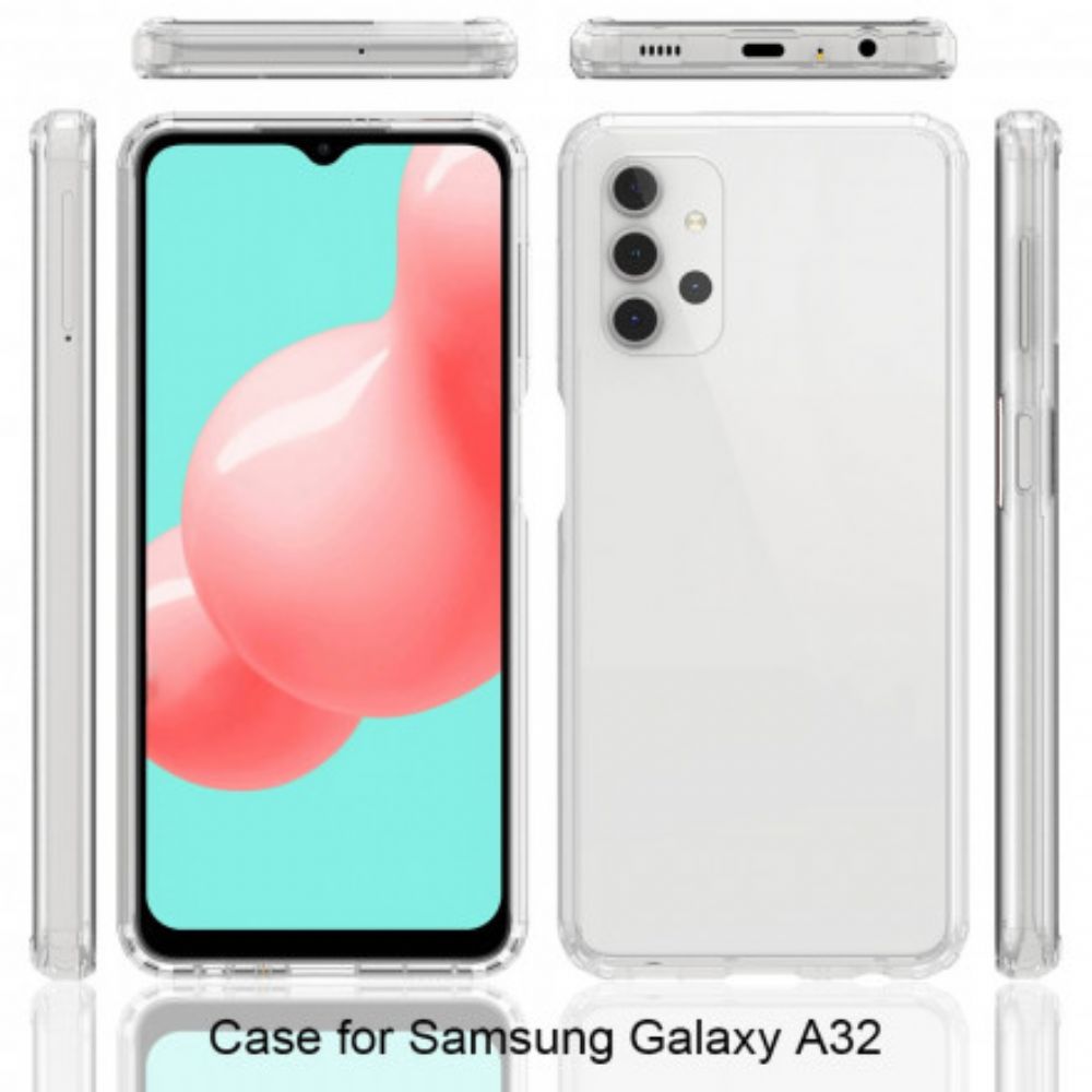 Hülle Für Samsung Galaxy A32 5G Transparenter Hybrid