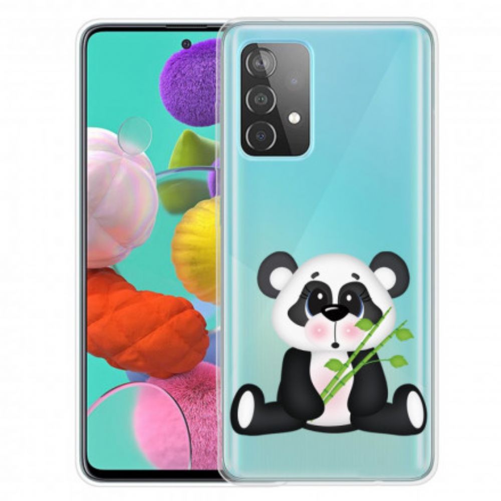 Hülle Für Samsung Galaxy A32 5G Transparenter Trauriger Panda