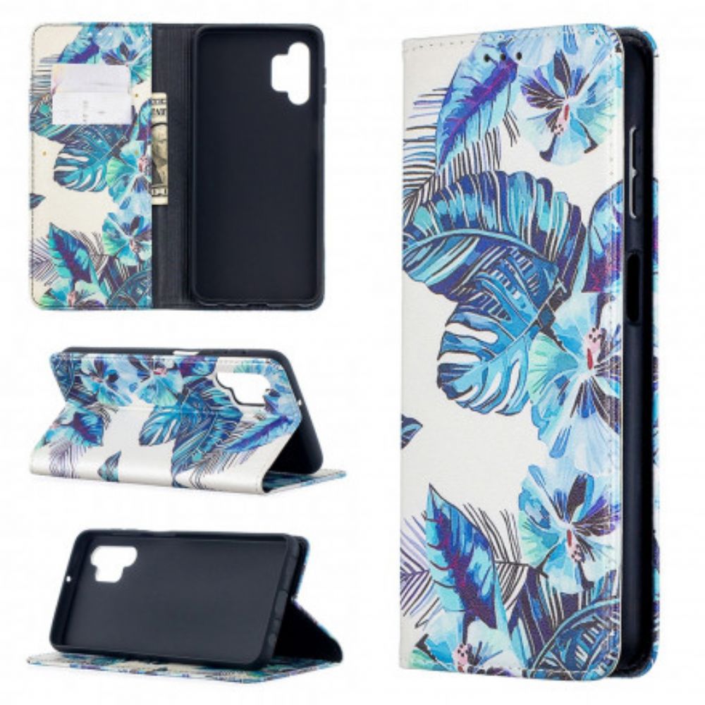 Schutzhülle Für Samsung Galaxy A32 5G Flip Case Blätter