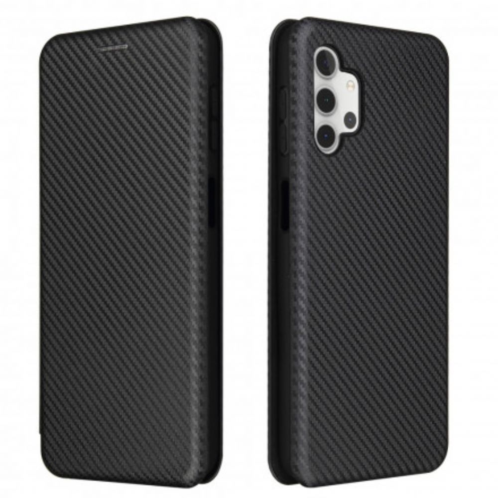 Schutzhülle Für Samsung Galaxy A32 5G Flip Case Kohlefaser