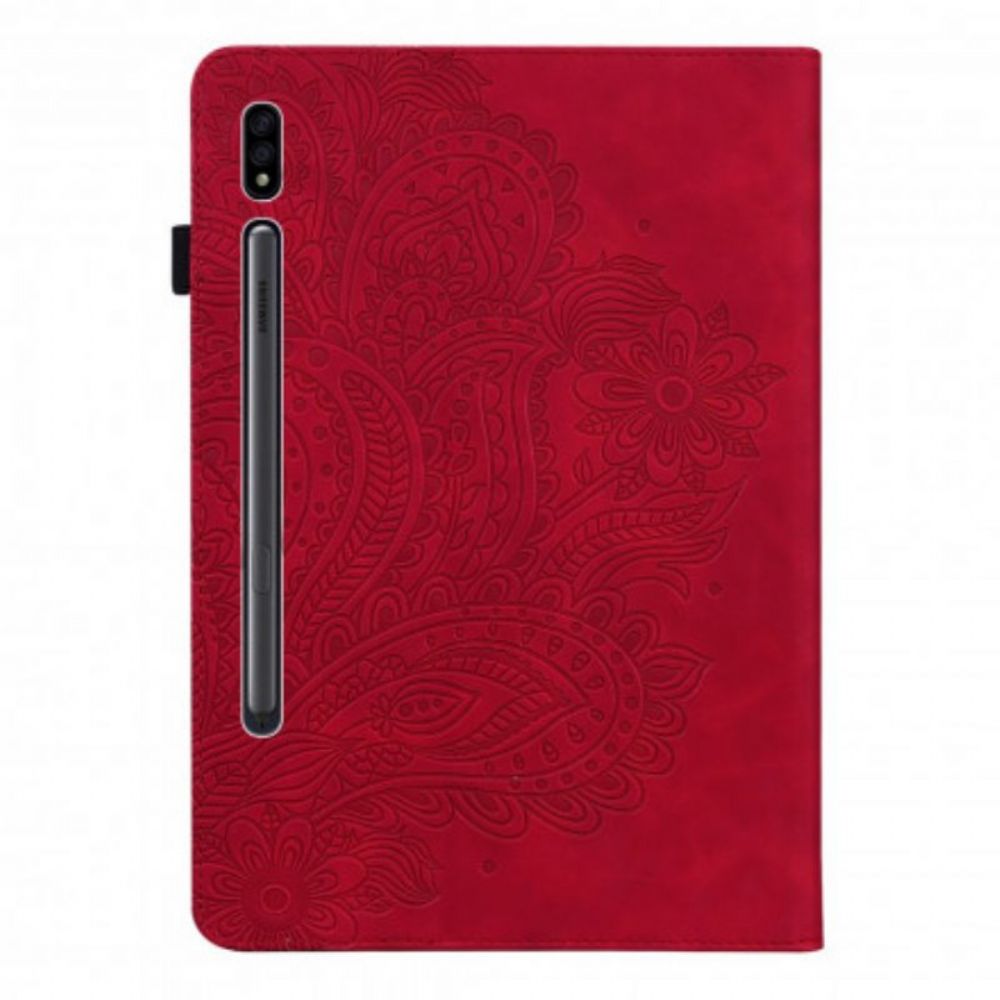 Case Für Samsung Galaxy Tab S8 / Tab S7 Blumendruck