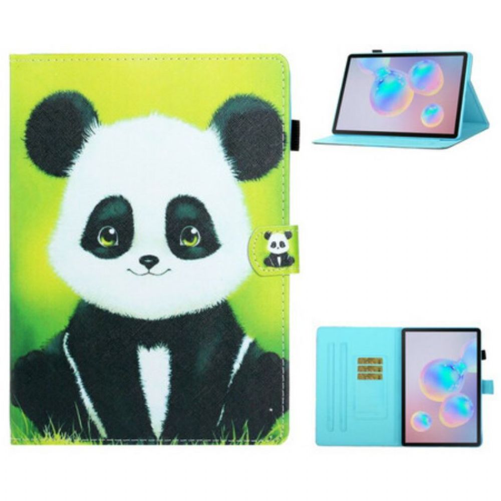 Flip Case Für Samsung Galaxy Tab S8 / Tab S7 Süßer Panda