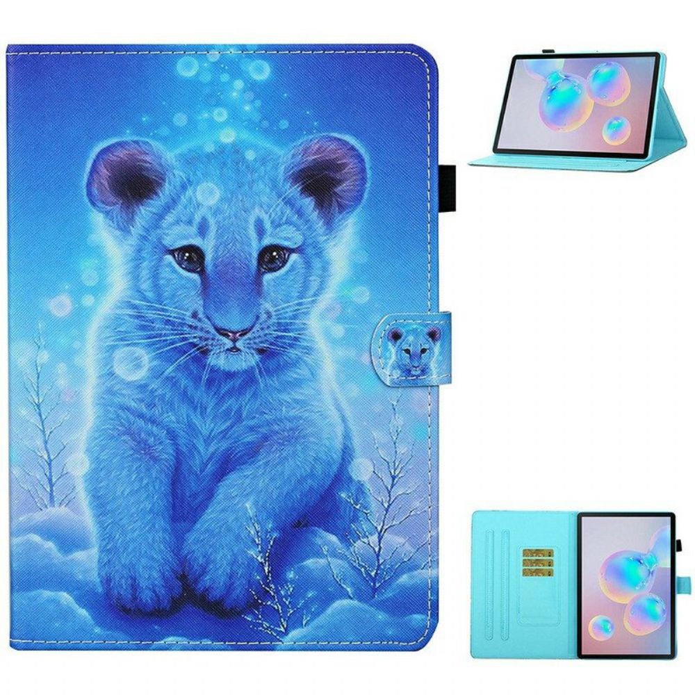 Lederhüllen Für Samsung Galaxy Tab S8 / Tab S7 Baby-tiger