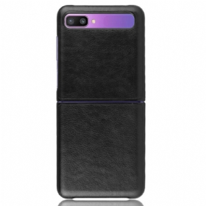 Hülle Für Samsung Galaxy Z Flip Flip Case Kunstleder Litschi