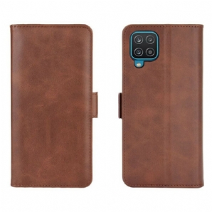 Flip Case Für Samsung Galaxy M12 / A12 Flip Case Doppelte Klappe