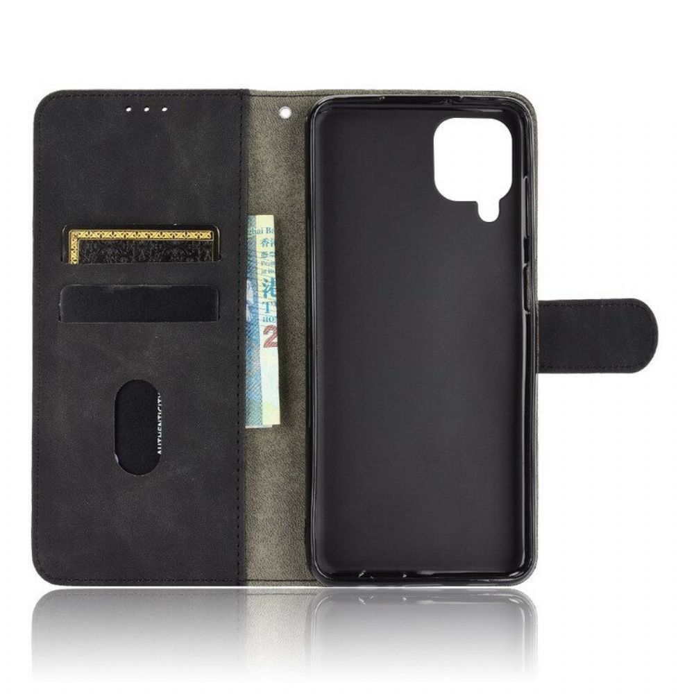 Flip Case Für Samsung Galaxy M12 / A12 Hautberührung