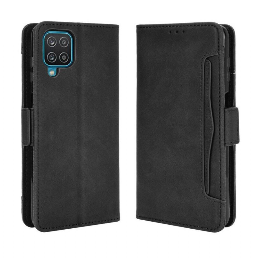 Flip Case Für Samsung Galaxy M12 / A12 Multi-card Premier Class