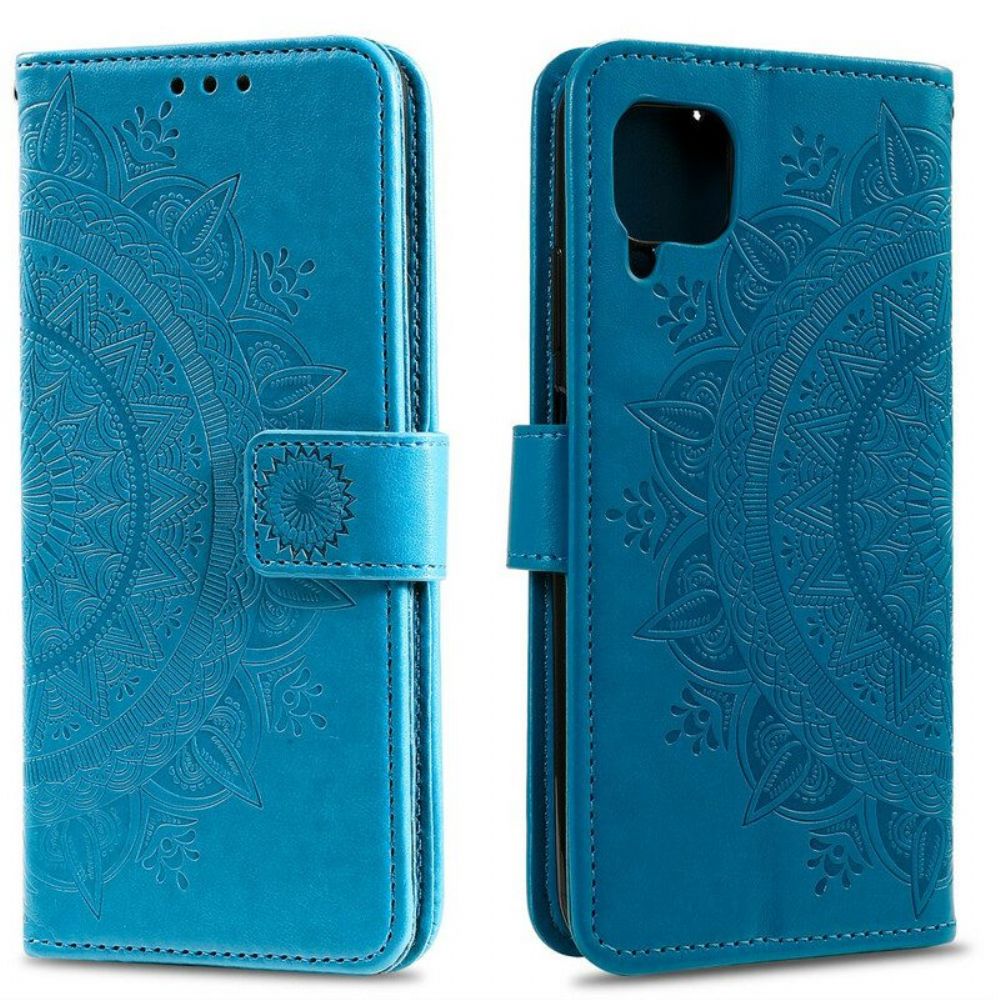 Flip Case Für Samsung Galaxy M12 / A12 Sonnenmandala