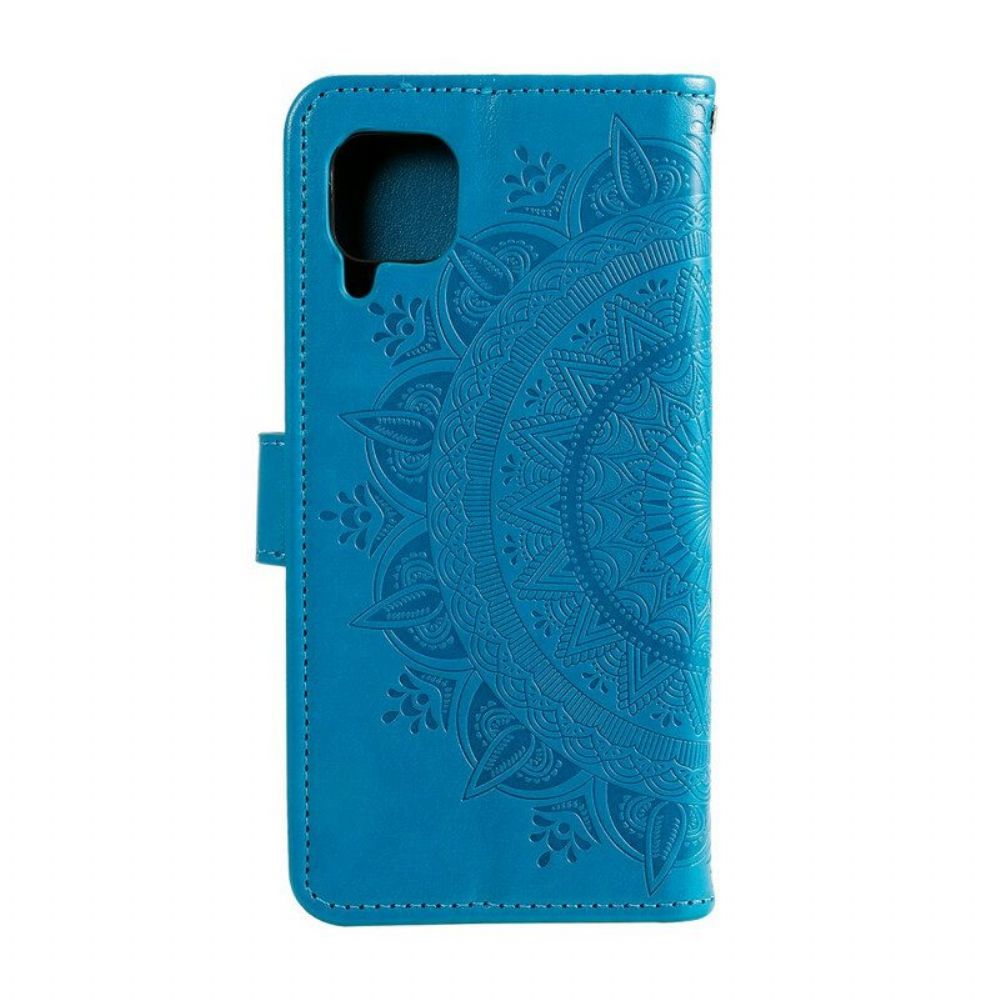 Flip Case Für Samsung Galaxy M12 / A12 Sonnenmandala