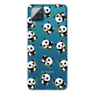 Handyhülle Für Samsung Galaxy M12 / A12 Kleine Pandas