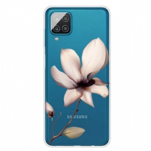 Handyhülle Für Samsung Galaxy M12 / A12 Premium-blumenmuster