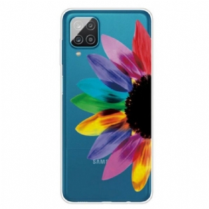 Hülle Für Samsung Galaxy M12 / A12 Bunte Blume