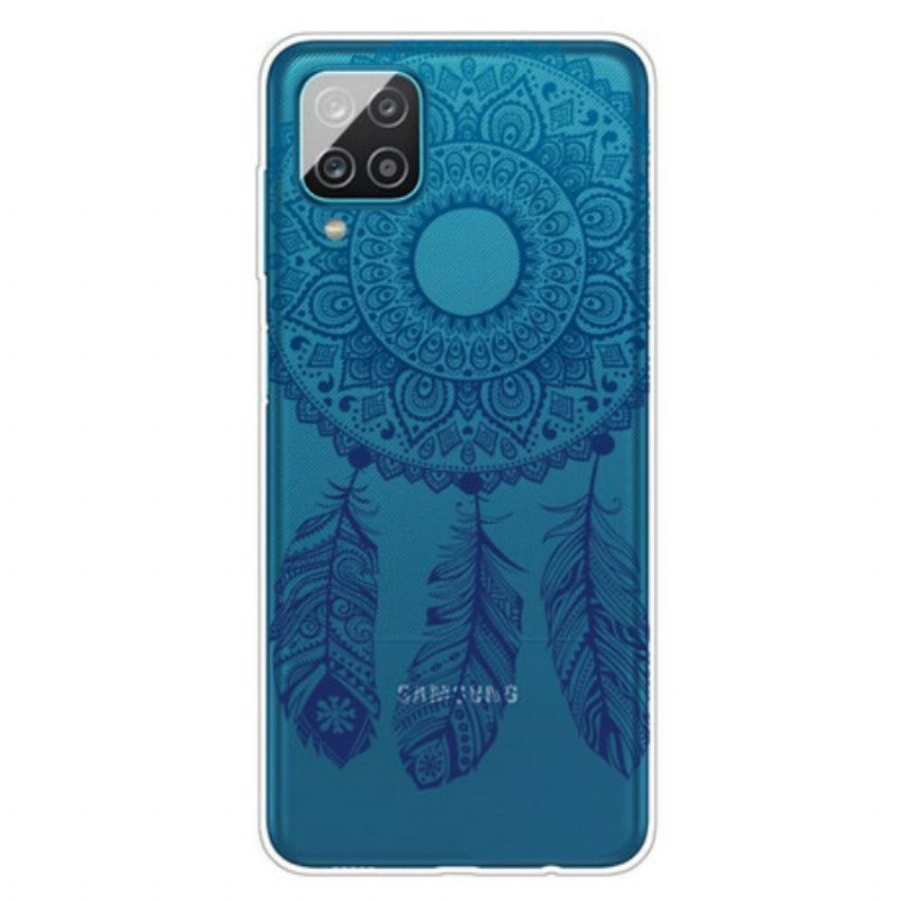 Hülle Für Samsung Galaxy M12 / A12 Einzelnes Blumenmandala