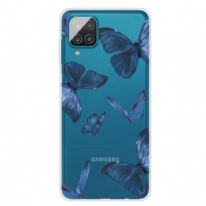 Hülle Für Samsung Galaxy M12 / A12 Wilde Schmetterlinge