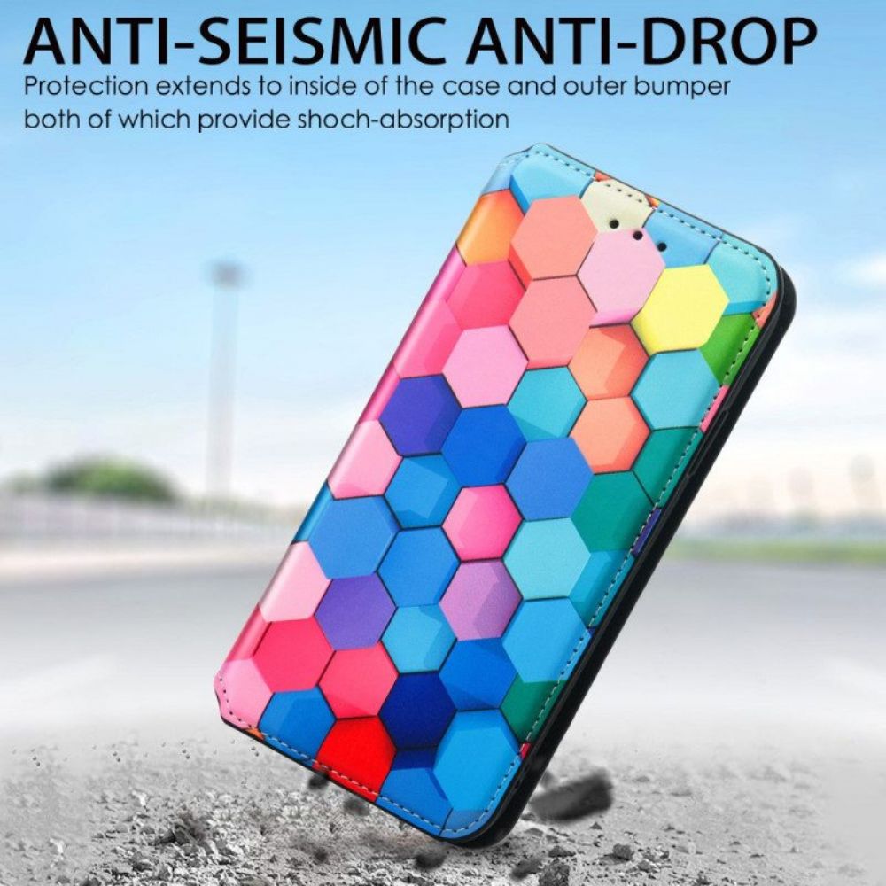 Schutzhülle Für Samsung Galaxy M12 / A12 Flip Case Caseneo Rfid-design