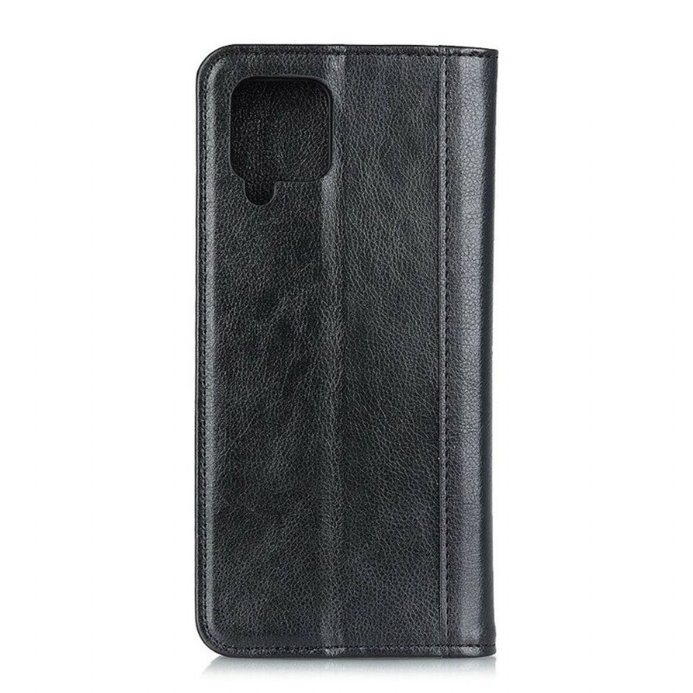 Schutzhülle Für Samsung Galaxy M12 / A12 Flip Case Farbiges Spaltleder