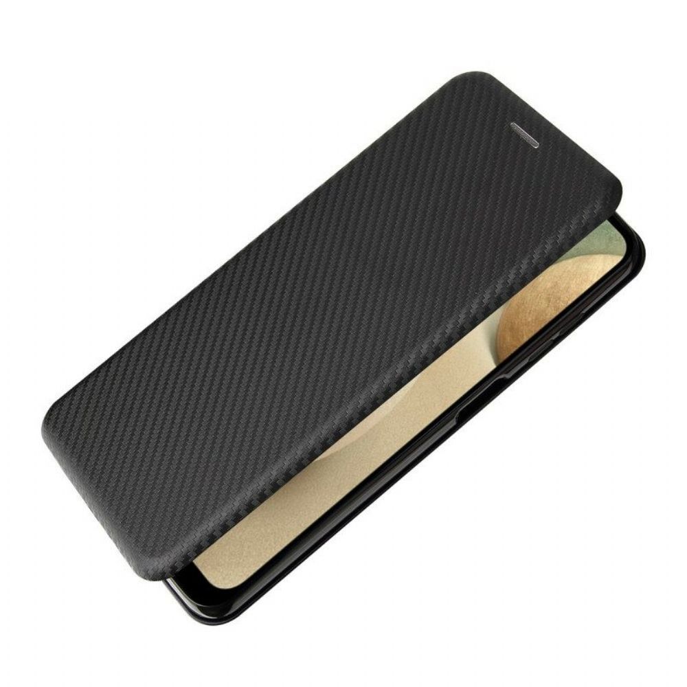 Schutzhülle Für Samsung Galaxy M12 / A12 Flip Case /kohlefaser