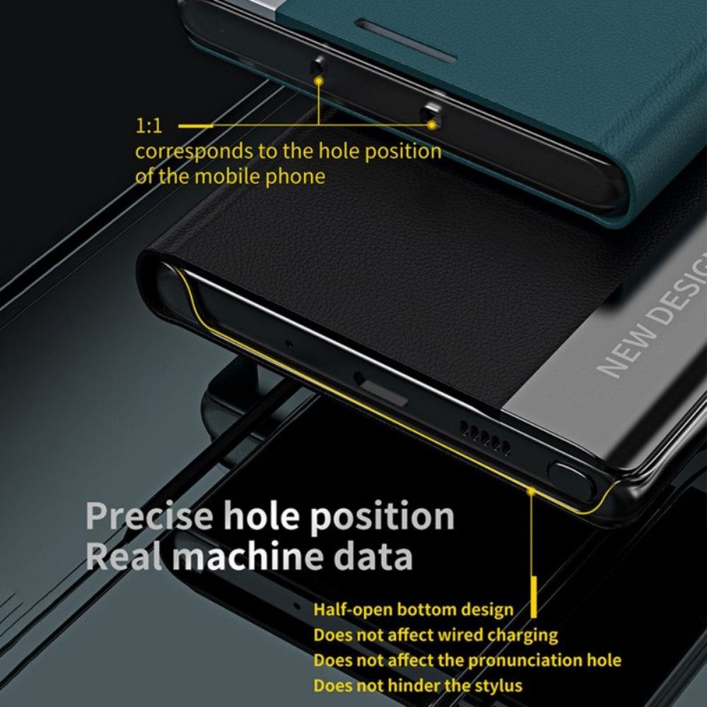 Schutzhülle Für Samsung Galaxy M12 / A12 Flip Case Kunstleder