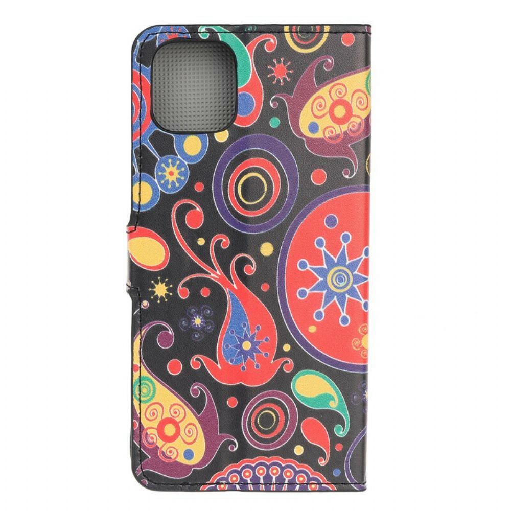 Flip Case Für iPhone 12 / 12 Pro Galaxy-design