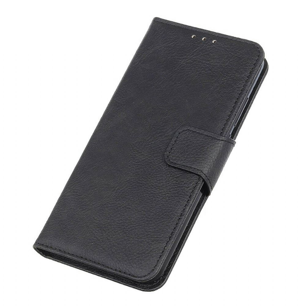 Flip Case Für iPhone 12 / 12 Pro Litschi-textur