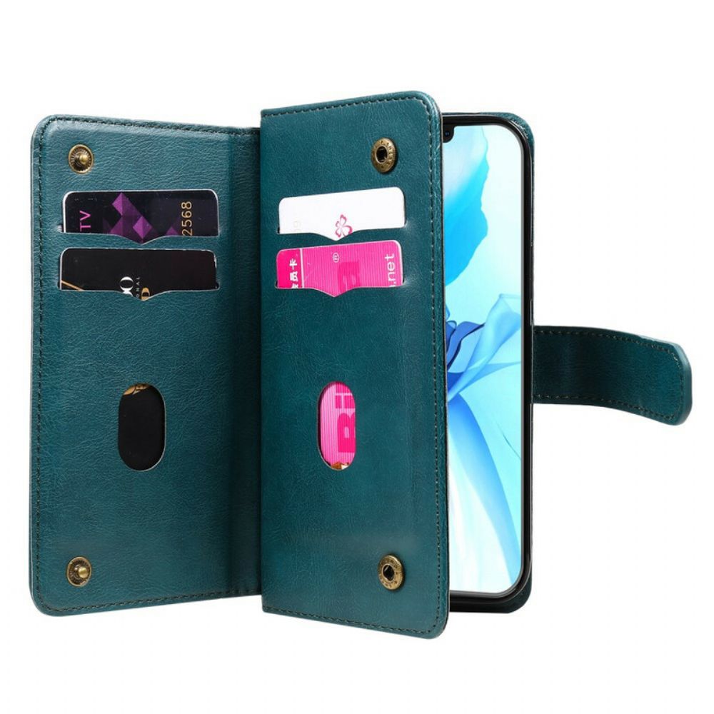 Flip Case Für iPhone 12 / 12 Pro Multifunktionshalter Für 10 Karten