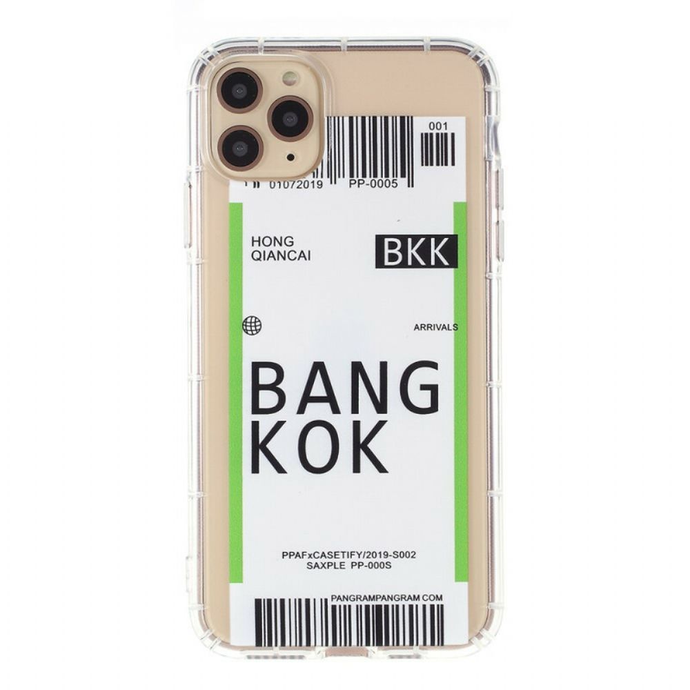 Handyhülle Für iPhone 12 / 12 Pro Bordkarte Nach Bangkok