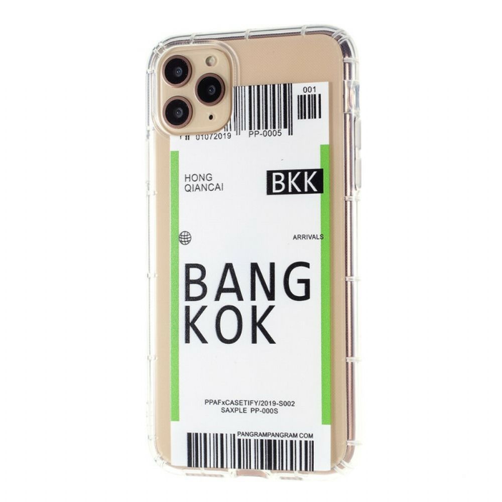 Handyhülle Für iPhone 12 / 12 Pro Bordkarte Nach Bangkok