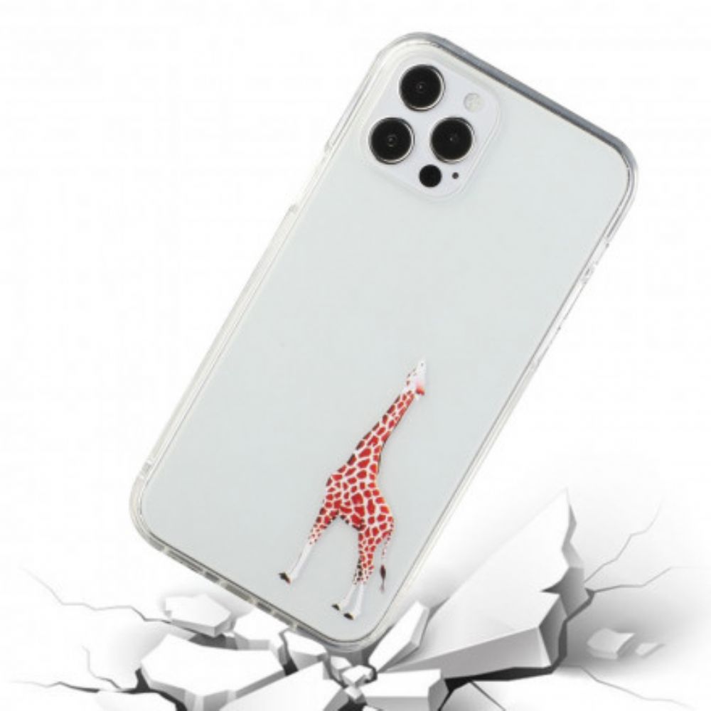 Handyhülle Für iPhone 12 / 12 Pro Giraffe-spiele-logo