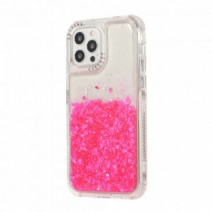 Handyhülle Für iPhone 12 / 12 Pro Glitzerpuder