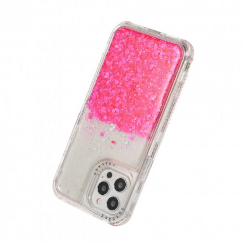 Handyhülle Für iPhone 12 / 12 Pro Glitzerpuder