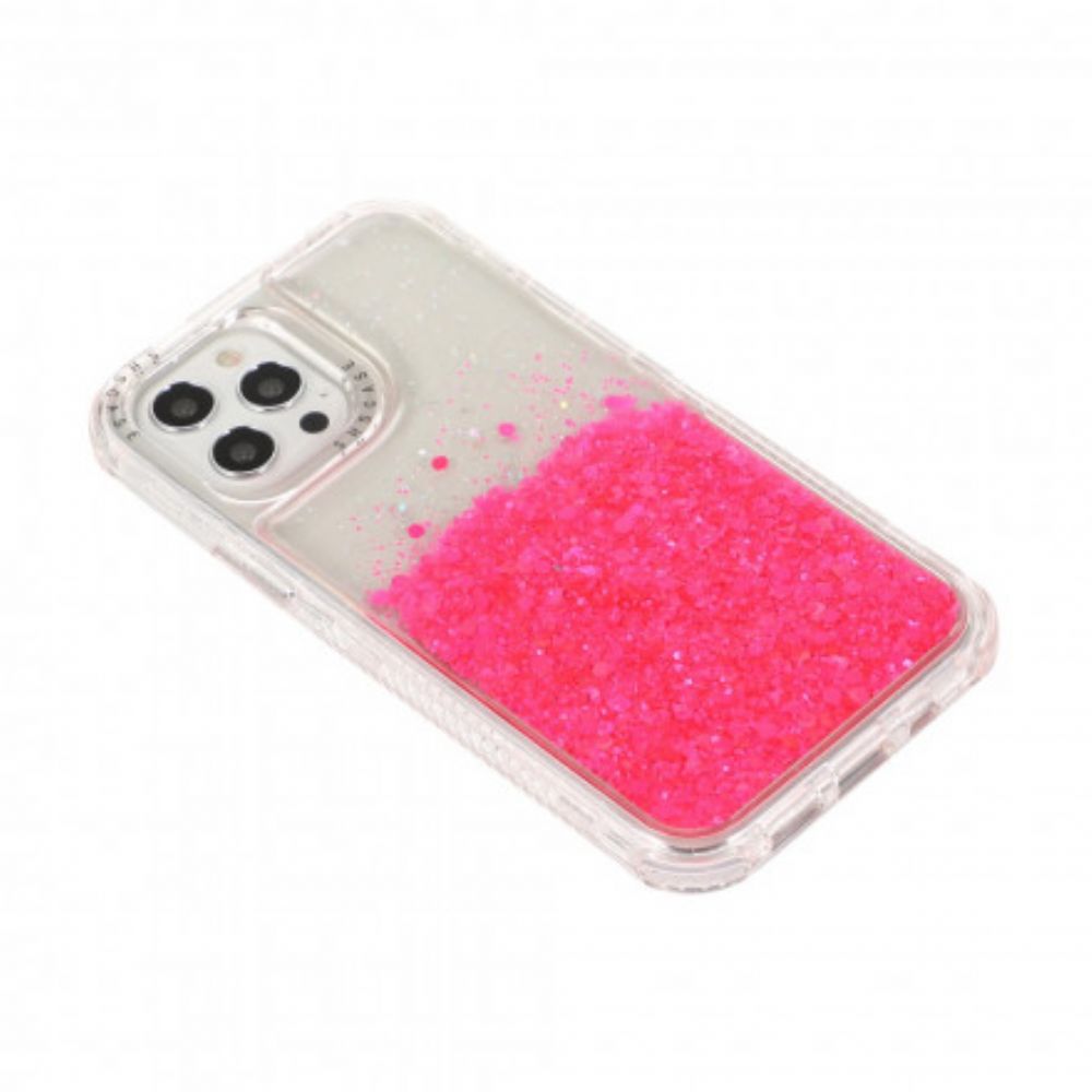 Handyhülle Für iPhone 12 / 12 Pro Glitzerpuder