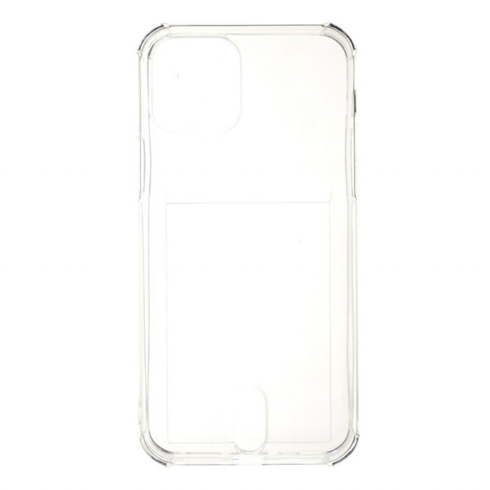 Handyhülle Für iPhone 12 / 12 Pro Transparenter Kartenhalter