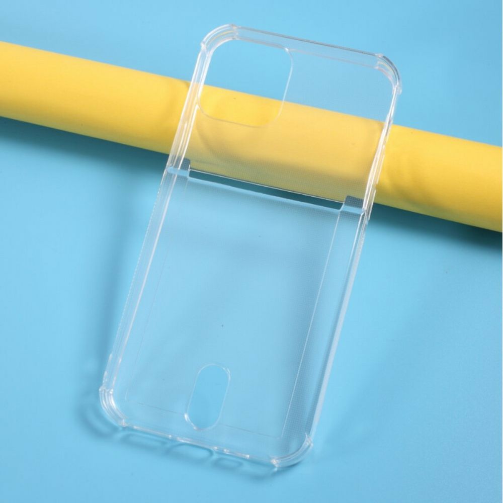 Handyhülle Für iPhone 12 / 12 Pro Transparenter Kartenhalter