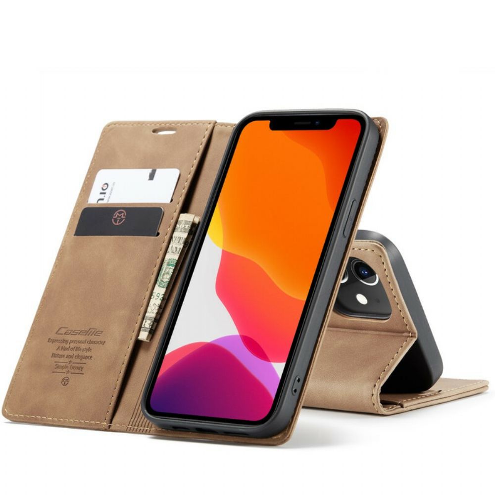 Schutzhülle Für iPhone 12 / 12 Pro Flip Case Caseme Kunstleder